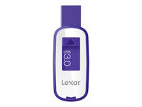 Lexar JumpDrive S23 - USB flash-enhet - 64 GB - USB 3.0 - lila LJDS23-64GABEU