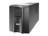 APC Smart-UPS 1000 LCD - UPS - AC 230 V - 700 Watt - 1000 VA - RS-232, USB - utgångskontakter: 8 - svart SMT1000I-6W