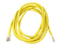 Belkin High Performance - Patch-kabel - RJ-45 (hane) till RJ-45 (hane) - 2 m - UTP - CAT 6 - formpressad, hakfri - gul - för Omniview SMB 1x16, SMB 1x8; OmniView SMB CAT5 KVM Switch A3L980B02M-YLWS