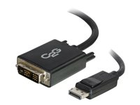 C2G 1m DisplayPort to Single Link DVI-D Adapter Cable M/M - DP to DVI - Black - DisplayPort-kabel - enkel länk - DisplayPort (hane) till DVI-D (hane) - 1 m - svart 84328