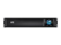 APC Smart-UPS C 1000VA 2U LCD - UPS (kan monteras i rack) - AC 230 V - 600 Watt - 1000 VA - USB - utgångskontakter: 6 - 2U - svart - för P/N: AR4018SPX432, AR4024SP, AR4024SPX429, AR4024SPX431, AR4024SPX432, NBWL0356A SMC1000I-2U