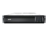 APC Smart-UPS SMT3000RMI2UC - UPS (kan monteras i rack) - AC 220/230/240 V - 2700 Watt - 3000 VA - RS-232, USB - utgångskontakter: 12 - 2U - svart - med APC SmartConnect - för P/N: AR3003, AR3003SP, AR3006, AR3006SP, AR3103, AR3103SP, AR3106, AR3106SP, AR9300SP SMT3000RMI2UC