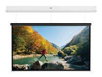Da-Lite DescenderPro - Projektorduk - takmontering - motoriserad - 230 V - 88.19" (224 cm) - 16:10 - Matte White - RAL 9016 10106796