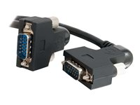 C2G VGA270 UXGA Monitor Cable - VGA-kabel - HD-15 (VGA) (hane) till HD-15 (VGA) (hane) - 3 m - tumskruvar 81153