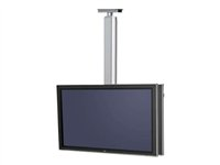 SMS Flatscreen X CH SD1455 - Monteringssats (stång, takfäste, säkra universalinpassningar) - för 2 LCD-bildskärmar - vit, aluminium - skärmstorlek: 40"-55" PD061007-P0