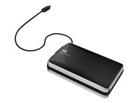 WD My Passport Pro WDBRNB0040DBK - Hårddiskarray - 4 TB - 2 fack - HDD 2 TB x 2 - Thunderbolt (extern) WDBRNB0040DBK-EESN