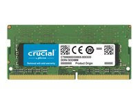 Crucial - DDR4 - modul - 32 GB - SO DIMM 260-pin - 2666 MHz / PC4-21300 - CL19 - 1.2 V - ej buffrad - icke ECC CT32G4SFD8266