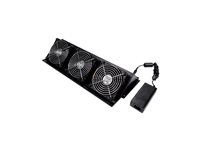 APC NetShelter CX Fan Booster Kit - Fläktbricka för stativ - AC 100/120/200/208/220/230/240 V - svart - TAA-kompatibel - för P/N: NBWL0355A, SMTL3000RM2UC, SMX2KR2UX145, SMX3KR2UNCX145, SRT1000RMXLI, SRT1000RMXLI-NC AR4703