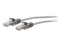 C2G 6ft (1.8m) Cat6a Snagless Unshielded (UTP) Slim Ethernet Network Patch Cable - Gray - Patch-kabel - RJ-45 (hane) till RJ-45 (hane) - 1.8 m - 4.8 mm - UTP - CAT 6a - hakfri, formpressad - grå C2G30116