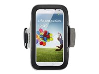 Belkin Slim Fit Armband - Armband för mobiltelefon - neopren - svart - för Samsung Galaxy S4 F8M558BTC00