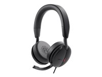 Dell Pro Wired ANC Headset WH5024 - Headset - på örat - kabelansluten - aktiv brusradering - USB-C - Certifierad för Microsoft-teams, Zoomcertifierad WH5024-DWW