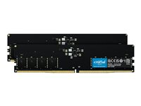 Crucial - DDR5 - sats - 32 GB: 2 x 16 GB - DIMM 288-pin - 4800 MT/s / PC5-38400 - CL40 - 1.1 V - ej buffrad - icke ECC CT2K16G48C40U5