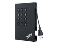 Lenovo ThinkPad USB 3.0 Secure - Hårddisk - 2 TB - extern (portabel) - USB 3.0 - 5400 rpm 4XB0K83868