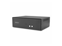 Startech - Omkopplare för tangentbord/video/mus/ljud/USB - 2 x KVM/ljud/USB - 1 lokal användare - skrivbordsmodell - TAA-kompatibel CK4-PM102C