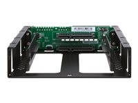 QNAP QDA-A2AR - Internt RAID-kabinett - 3.5" to 2 x 2.5" - RAID JBOD, RAID 0, 1 - SATA 6Gb/s QDA-A2AR