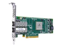 HPE StoreFabric SN1100Q 16Gb Dual Port - Värdbussadapter - PCIe 3.0 låg profil - 16Gb Fibre Channel x 2 - begagnat - för ProLiant DL325 Gen10, DL345 Gen10, DL365 Gen10, DX360 Gen10, XL220n Gen10, XL290n Gen10 P9D94AR