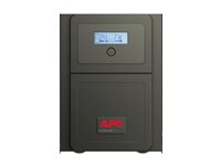 APC Easy UPS SMV SMV1500CAI - UPS - AC 220/230/240 V - 1050 Watt - 1500 VA - 2 x batteri - 10 Ah - RS-232, USB - utgångskontakter: 6 SMV1500CAI