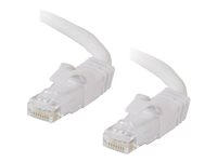 C2G Cat6 Booted Unshielded (UTP) Network Patch Cable - Patch-kabel - RJ-45 (hane) till RJ-45 (hane) - 30 m - UTP - CAT 6 - formpressad, hakfri, tvinnad - vit 83495