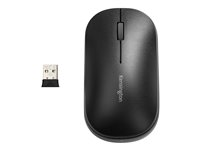 Kensington SureTrack Dual Wireless Mouse - Mus - optisk - 4 knappar - trådlös - 2.4 GHz, Bluetooth 3.0, Bluetooth 5.0 LE - trådlös USB-mottagare - svart K75298WW