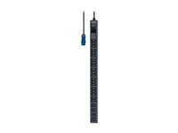 APC Easy Basic Rack PDU EPDU1116B - Kraftdistributionsenhet (kan monteras i rack) - AC 200/208/230 V - 3680 VA - ingång: IEC 60309 2P+E - utgångskontakter: 24 (20 x IEC 60320 C13, 4 x IEC 60320 C19) - 0U - 3 m sladd - svart - för P/N: SMT750RM2UCNC, SMTL3KRM2UCL, SRTL3KRM1UWC, SRYL10K20XLT18, SRYL5K20RMXLT EPDU1116B