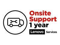 Lenovo Onsite Upgrade - Utökat serviceavtal - material och tillverkning (för system med 1 års depå eller inkörningsgaranti) - 1 år (från ursprungligt inköpsdatum av utrustningen) - på platsen - för K14 Gen 1; ThinkBook 14 G6 ABP; 14s Yoga G2 IAP; 16 G6 ABP; ThinkCentre neo 30a 22 5WS0A23748