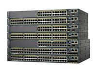 Cisco Catalyst 2960S-F24TS-S - Switch - Administrerad - 24 x 10/100 + 2 x SFP - skrivbordsmodell, rackmonterbar WS-C2960S-F24TS-S