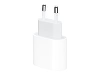 Apple 20W USB-C Power Adapter - Strömadapter - 20 Watt (24 pin USB-C) MHJE3ZM/A