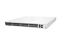 HPE Networking Instant On 1960 48G 40p Class4 8p Class6 PoE 2XGT 2SFP+ 600W Switch - Switch - Administrerad - 48 x 10/100/1000 + 2 x 10 Gigabit SFP+ + 2 x 100/1000/10GBase-T - rackmonterbar - PoE (600 W) - BTO JL809A#ABB