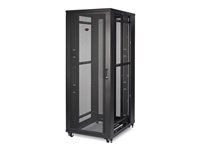 APC NetShelter SV - Rack skåp - svart - 42U - 19" - för P/N: SMT2200RM2UNC, SMT3000RM2UNC, SMTL1500RM3UC, SMTL1500RMI3UC, SMX2KRMLVNCUS AR2480