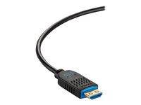 C2G 200ft (61m) C2G Performance Series High Speed HDMI Active Optical Cable (AOC) - 4K 60Hz Plenum Rated - High Speed - HDMI-kabel - HDMI hane till HDMI, 24 pin USB-C - 61 m - svart - Active Optical Cable (AOC), 4K60Hz stöd, plenum C2G41489