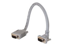 C2G Premium SXGA 90° Up Angled - VGA-kabel - HD-15 (VGA) (hane) till HD-15 (VGA) (hane) - 3 m - 90° kontakt 81043