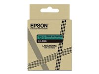 Epson LabelWorks LK-4GBL - Svart på grön pärlemor - Rulle (1,2 cm x 9 m) 1 kassett(er) hängande låda - bandpatron - för LabelWorks LW-C410, LW-C610 C53S672102