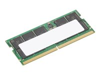 ThinkPad - DDR5 - modul - 32 GB - SO DIMM 262-pin - 4800 MHz / PC5-38400 - ECC - Campus - grön - för ThinkPad P16 Gen 1 21D6, 21D7; ThinkStation P360 Ultra 30G1, 30G2 4X71K08910