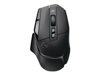 Logitech G G502 X LIGHTSPEED - Mus - optisk - 8 knappar - trådlös - 2.4 GHz - USB Logitech LIGHTSPEED-mottagare - svart 910-006180