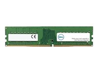 Dell - DDR4 - modul - 4 GB - DIMM 288-pin - 3200 MHz / PC4-25600 - 1.2 V - ej buffrad - icke ECC - Uppgradering AB371020