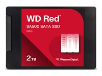 WD Red SA500 WDS200T2R0A - SSD - 2 TB - inbyggd - 2.5" - SATA 6Gb/s WDS200T2R0A