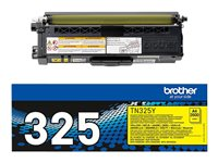 Brother TN325Y - Gul - original - tonerkassett - för Brother DCP-9055, DCP-9270, HL-4140, HL-4150, HL-4570, MFC-9460, MFC-9465, MFC-9970 TN325Y