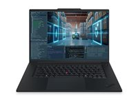 Lenovo ThinkPad P1 Gen 9 - Copilot+ PC, AI Workstation - 16" - Intel Core Ultra 7 - 356H - 64 GB RAM - 1 TB SSD - 5G-uppgraderingsbar - nordiskt (danska/finska/norska/svenska) 21UE0006MX