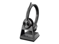 Poly Savi 7320-M Office - 7300 Office Series - headset - på örat - DECT - trådlös - svart - Certifierad för Microsoft-teams 8D3J6AA#ABB