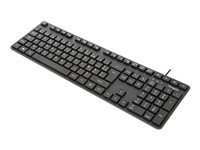 Targus - Tangentbord - USB - AZERTY - fransk - svart AKB30FR