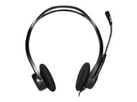 Logitech PC Headset 960 USB - Headset - på örat - kabelansluten 981-000100