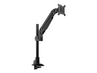 Multibrackets M - Monteringssats (vridbar arm, bordsfäste) - gaslyft - för LCD-display - VESA, grundstag - aluminium - svart - skärmstorlek: 15"-34" 7350105214264