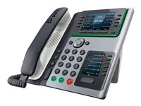 Poly Edge E450 - VoIP-telefon med nummerpresentation/samtal väntar - 3-riktad samtalsförmåg - SIP, SDP - midnattsblå, vit 82M90AA
