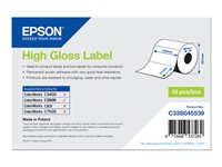 Epson - Högblank - 51 x 102 mm 610 etikett (er) (1 rulle/rullar x 610) matrisskurna etiketter - för ColorWorks CW-C4000E (BK), CW-C4000E (MK); TM C3500 C33S045539