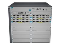 HPE 8212 zl Switch - Switch - L4 - Administrerad - rackmonterbar - PoE - med HP E8200 zl Switch Premium License J9641A