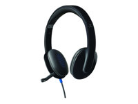 Logitech USB Headset H540 - Headset - på örat - kabelansluten 981-000480