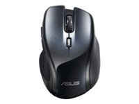 ASUS WT460 - Mus - högerhänt - optisk - 6 knappar - trådlös - 2.4 GHz - trådlös USB-mottagare - blå - för B400A; B400VC 90-XB2N00MU00000-