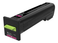 Lexmark - Extra hög kapacitet - magenta - original - tonerkassett LCCP, LRP - för Lexmark CS820de, CS820dte, CS820dtfe 72K2XM0