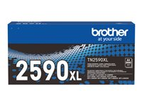 Brother TN2590XL - Svart - original - box - tonerkassett - för Brother MFC-L2922DW TN2590XL