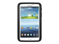 OtterBox Defender Series Samsung Galaxy Tab 3/Kids (7 in) - Skydd för surfplatta - polykarbonat - svart - 7" - för Samsung Galaxy Tab 3 (7 tum), Tab 3 Kids (7 tum) 77-31659